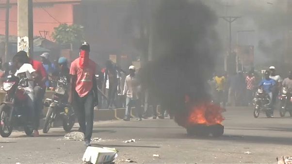 Protestos violentos contra a corrupção no Haiti Protestos violentos contra a corrupção no Haiti