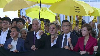 Hongkong: Prozess gegen Anführer der Demokratie-Proteste beginnt