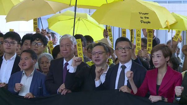 Hongkong: Prozess gegen Anführer der Demokratie-Proteste beginnt Hongkong: Prozess gegen Anführer der Demokratie-Proteste beginnt