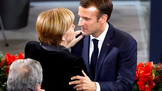 Macron embraces Europe amid chaos in France