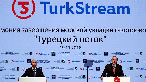 TürkAkım Projesi'nin deniz bölümü tamamlandı: Putin'den Erdoğan'a cesaret teşekkürü TürkAkım Projesi'nin deniz bölümü tamamlandı: Putin'den Erdoğan'a cesaret teşekkürü