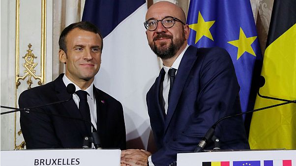 Une Europe plus unie, le credo de Macron Une Europe plus unie, le credo de Macron