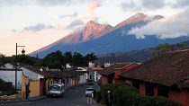 Volcán de Fuego eruption lights up Guatemalan skyline
