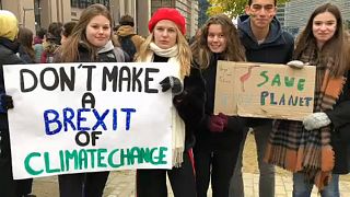 Diákok tüntettek a klímaváltozás miatt
