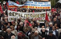 Μαζική πορεία συνταξιούχων στην Αθήνα