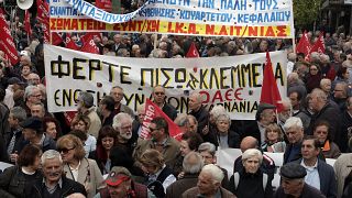 Μαζική πορεία συνταξιούχων στην Αθήνα