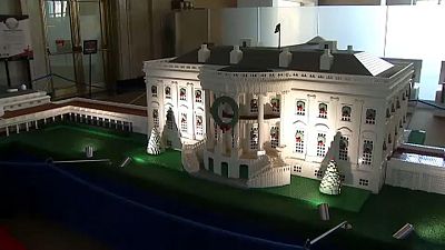 LEGO-ból építették meg a Fehér Házat a Fehér Házban