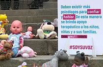 Kolombiya'da çocuk istismarına oyuncaklı tepki