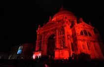 Venice glows red to express solidarity with persecuted Christians