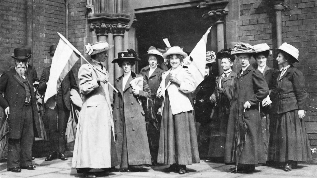 تجمع زنان در بریتانیا برای دریافت حق رای ۱۹۱۱