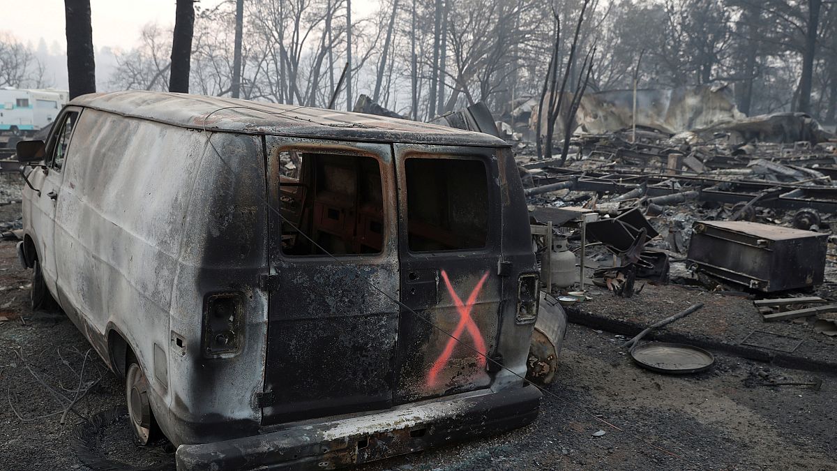 Kaliforniya'daki yangın eyalet tarihinin en ölümcüm yangını oldu