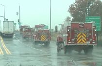 Chove na Califórnia quando incêndios ainda lavram