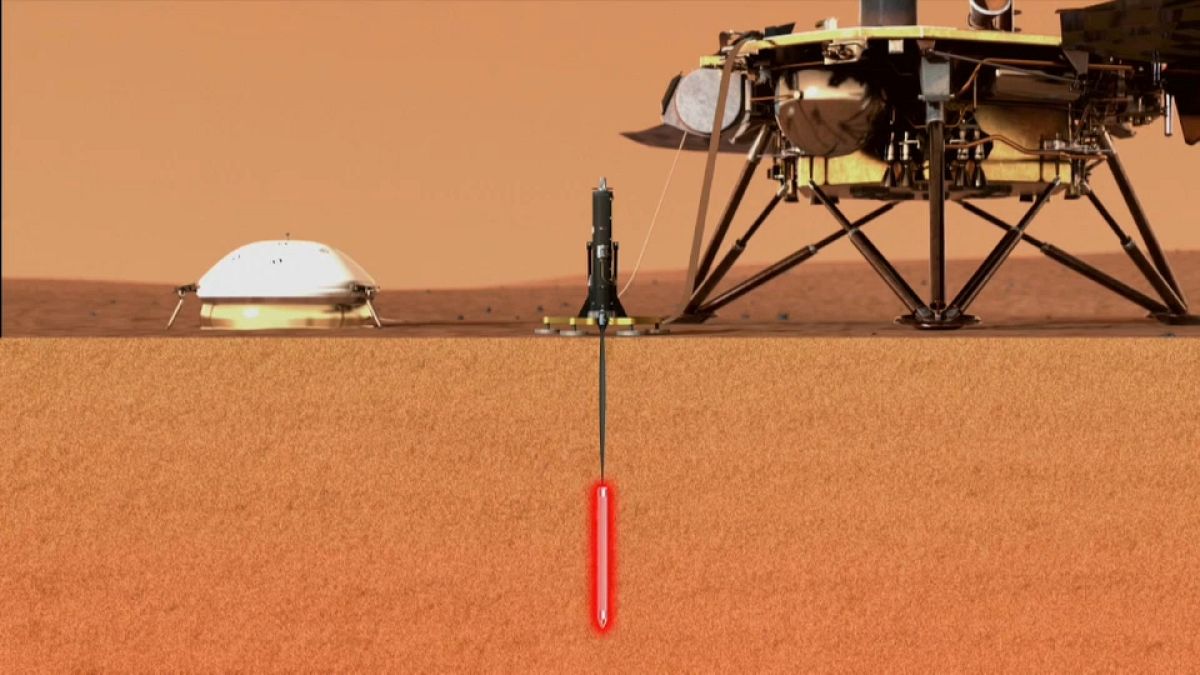 La sonda Insight della Nasa si è posata su Marte