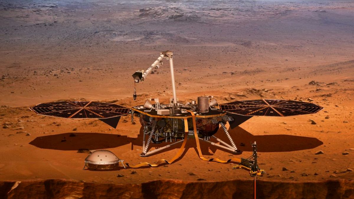 Video | Mars'ın geçmişini araştıracak InSight uzay aracı gezegen yüzeyine iniş yaptı