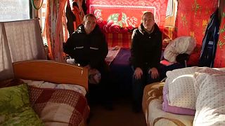 Autobuses reconvertidos en alojamientos para indigentes en Rusia