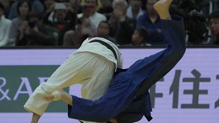 Grand Slam de Judo de Osaka: portuguesa Maria Siderot terminou na sétima posição em -48kg