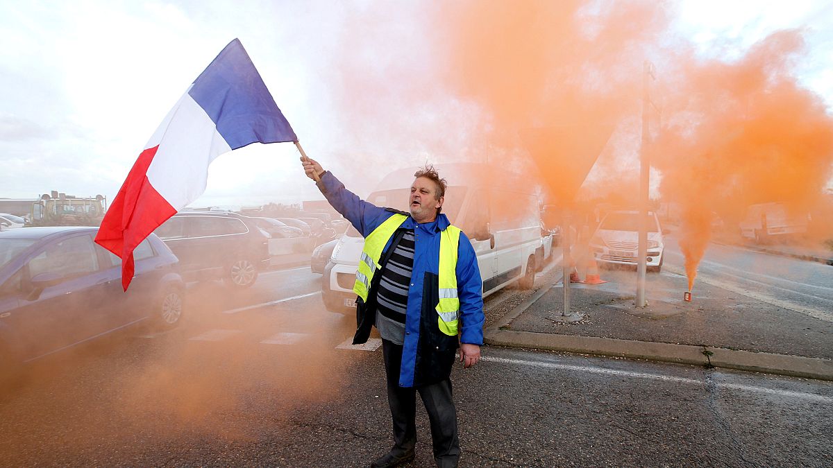Yellow Vest protesters take the streets of France to fight gas hikes 