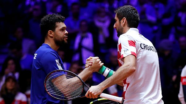 Jo-Wilfried Tsonga foi incapaz de empatar a final diante de Marin Cilic Jo-Wilfried Tsonga foi incapaz de empatar a final diante de Marin Cilic
