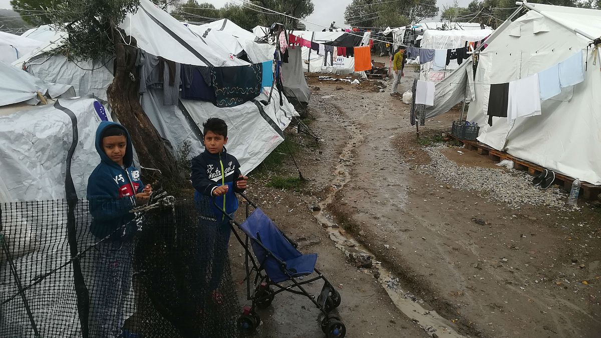 Inside Moria: Euronews takes you around Greece's biggest refugee camp