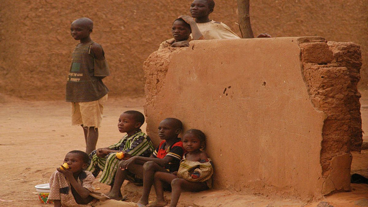 أطفال من بلدة تهوا في النيجر