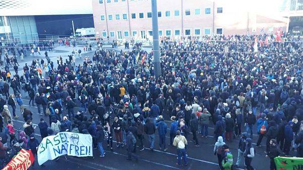 "Basel nazifrei" gegen rechtsextremen Aufmarsch "Basel nazifrei" gegen rechtsextremen Aufmarsch