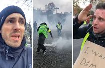 Chaos erupts in Paris after protesters face-off against police