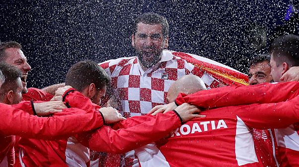 Kroatiens Tennisteam gewinnt Davis Cup Kroatiens Tennisteam gewinnt Davis Cup