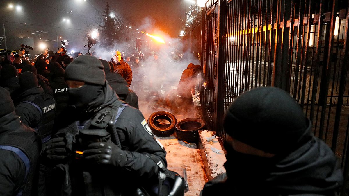 Anti-russische Proteste in Kiew
