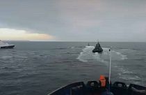 Watch: Russian vessel rams Ukraine boat