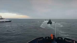 Watch: Russian vessel rams Ukraine boat