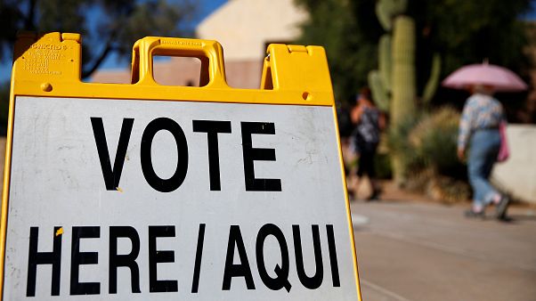 Un cartel electoral en EEUU durante las elecciones legislativas Un cartel electoral en EEUU durante las elecciones legislativas