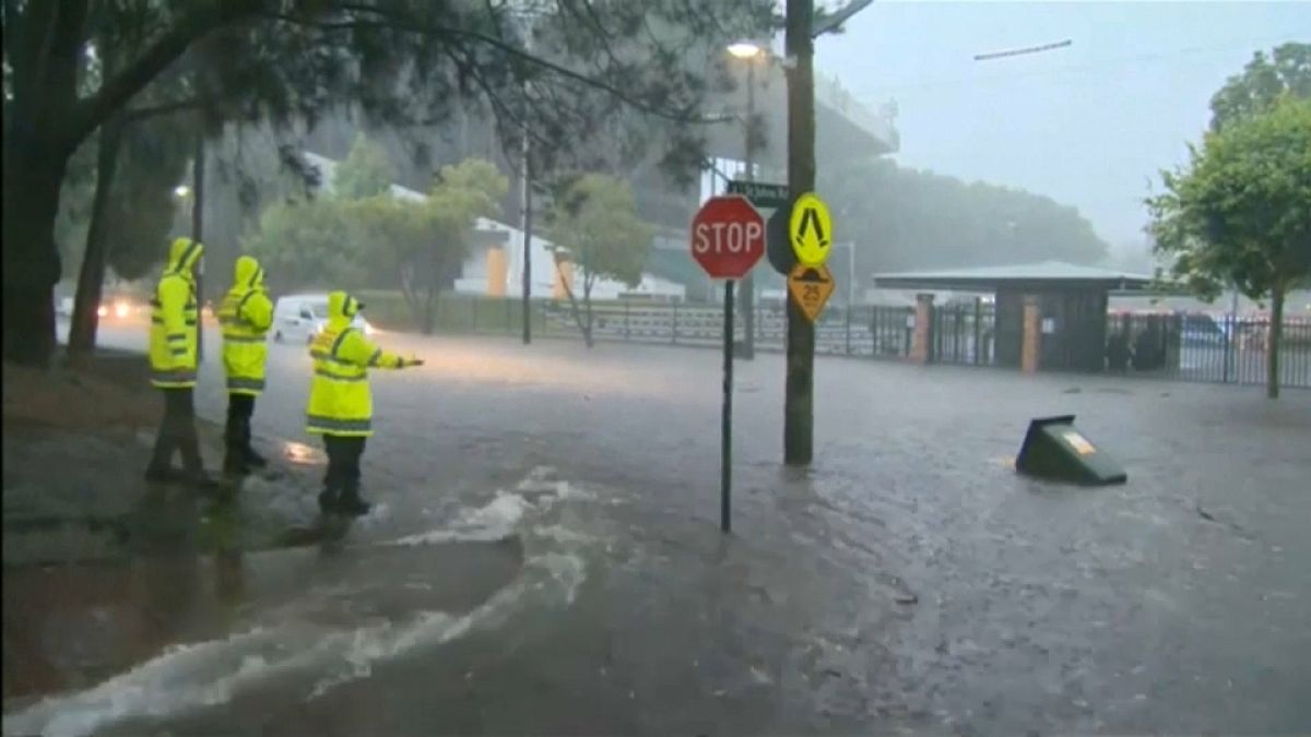 Heftige Regenfälle: Chaos in Sydney
