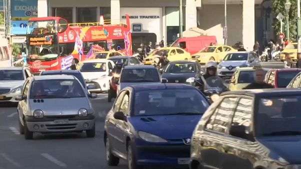 Grèce : le secteur privé en grève Grèce : le secteur privé en grève