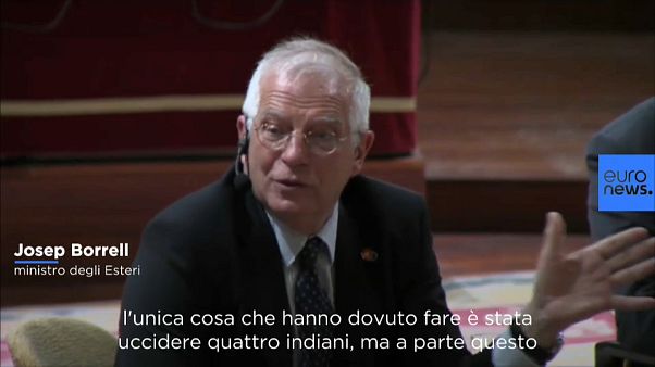 Ministro spagnolo: "Usa senza storia, prima dell'indipendenza hanno solo ucciso quattro indiani" Ministro spagnolo: "Usa senza storia, prima dell'indipendenza hanno solo ucciso quattro indiani"