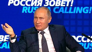 Putin intervistato dalla tv russa a proposito della crisi con l'Ucraina