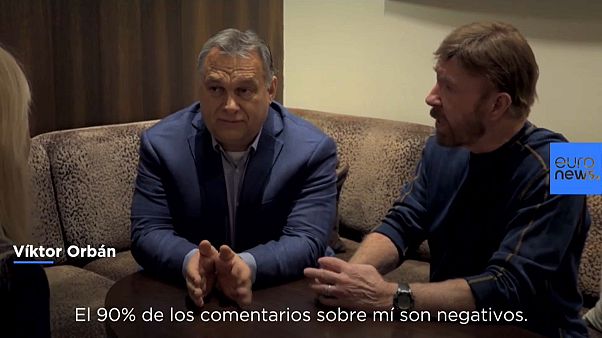 Chuck Norris aprueba el mensaje del primer ministro húngaro Víktor Orbán Chuck Norris aprueba el mensaje del primer ministro húngaro Víktor Orbán