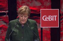 Angela Merkel bei der CeBIT 2017