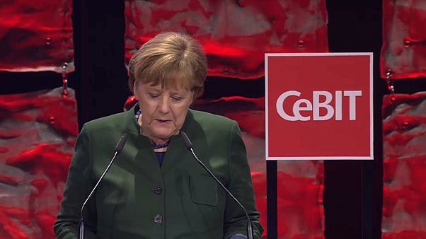 Angela Merkel bei der CeBIT 2017 Angela Merkel bei der CeBIT 2017
