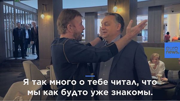 Венгерский премьер пожаловался Чаку Норрису на либералов Венгерский премьер пожаловался Чаку Норрису на либералов