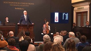 Rekorderlös bei Sothebys - über 2 Millionen Euro für Rostropowitsch-Cello