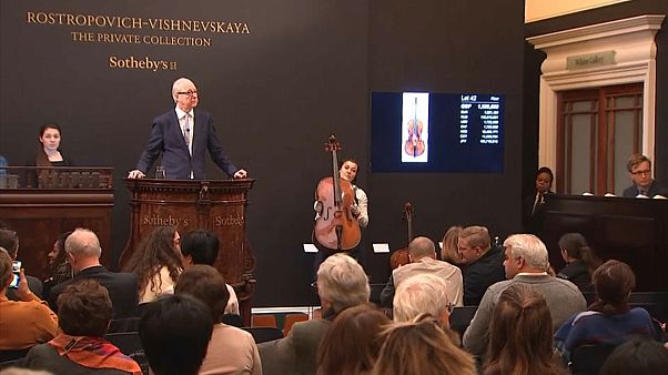 Rekorderlös bei Sothebys - über 2 Millionen Euro für Rostropowitsch-Cello Rekorderlös bei Sothebys - über 2 Millionen Euro für Rostropowitsch-Cello