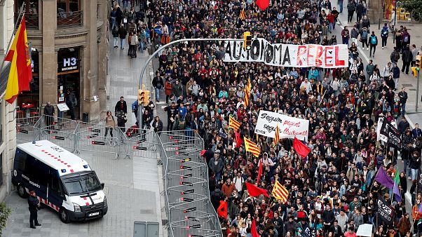 Las protestas incrementan la presión sobre el Gobierno de Quim Torra Las protestas incrementan la presión sobre el Gobierno de Quim Torra