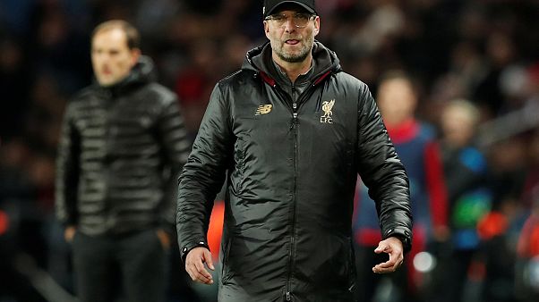 Managers Klopp and Tuchel Managers Klopp and Tuchel