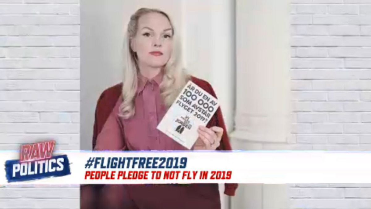 Swedes launch campaign asking people to give up air travel in 2019 | Raw Politics