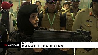 باكستان: إطلاق طائرة "البراق" خلال افتتاح معرض كراتشي الدولي 