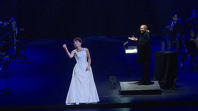 VİDEO | Yunanistanlı efsane diva Maria Callas sahnelere hologram olarak döndü