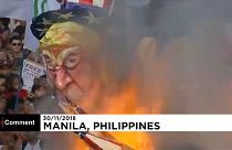 Διαδήλωση στους δρόμους των Φιλιππίνων