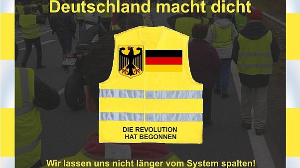 Les Gilets Jaunes donnent l'exemple... en Allemagne Les Gilets Jaunes donnent l'exemple... en Allemagne