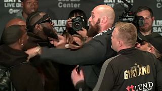 Boxe: Fury-Wilder già sul ring (in conferenza stampa)