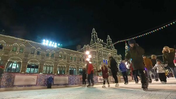 La Navidad llega a la Plaza Roja en Moscú La Navidad llega a la Plaza Roja en Moscú